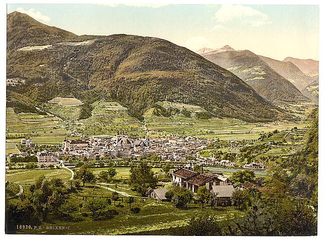 Brixen general view I Tyrol Vintage A4 Photo Print