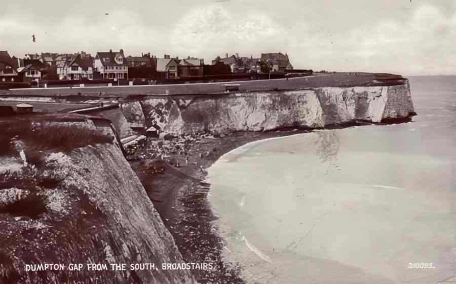 Broadstairs Dumpton Gap From The South Vintage A4 Photo Print