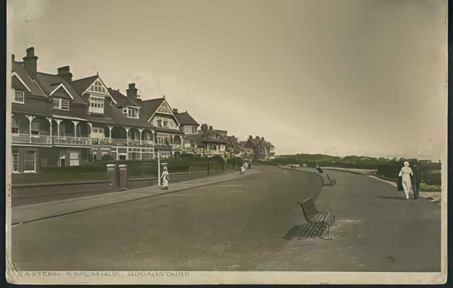Broadstairs Eastern Esplanade Vintage A4 Photo Print