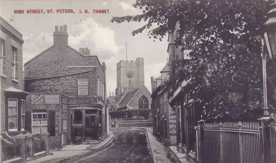 Broadstairs High Street St Peters Vintage A4 Photo Print
