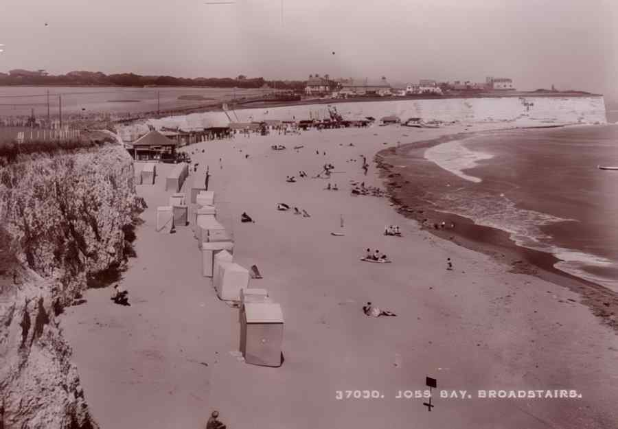 Broadstairs Joss Bay 1 Vintage A4 Photo Print