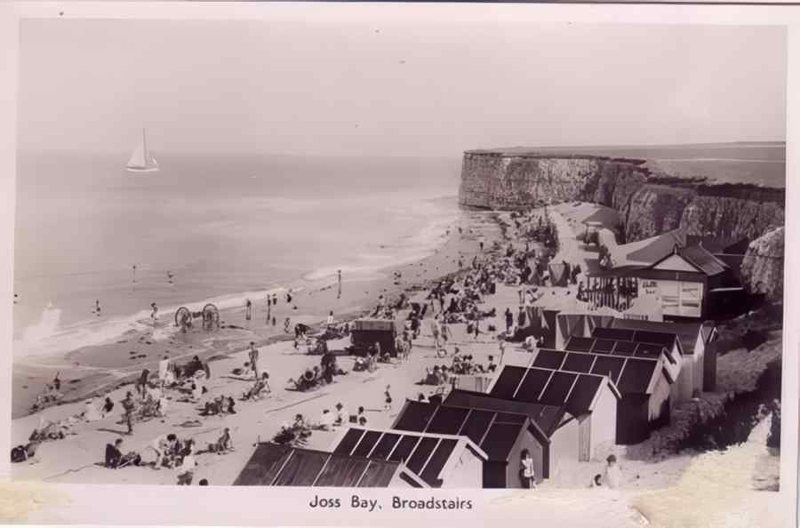 Broadstairs Joss Bay Vintage A4 Photo Print