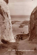 Broadstairs Path To Stone Gap Vintage A4 Photo Print