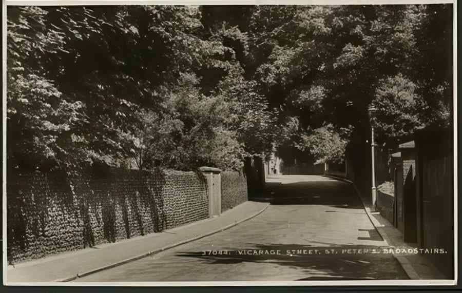 Broadstairs Vicarage St 1937 Vintage A4 Photo Print