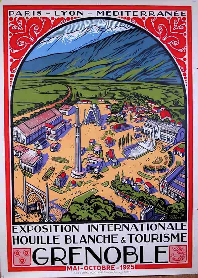 BrodersGrenoble Vintage Advert A4 Photo Print