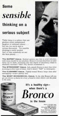 Bronco Tissue Thinking Vintage Retro Advert Poster A4 Photo Print