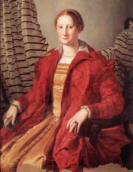 Bronzino Agnolo Portrait Of A Lady A4 Photo Print