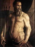 Bronzino Portrait Of Andrea Doria As Neptune A4 Photo Print