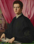 Bronzino Portrait of a Young Man A4 Photo Print