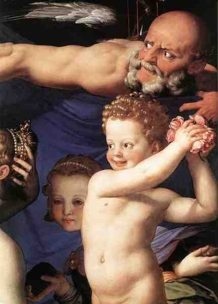 Bronzino Venus Cupide And The Time Detail A4 Photo Print