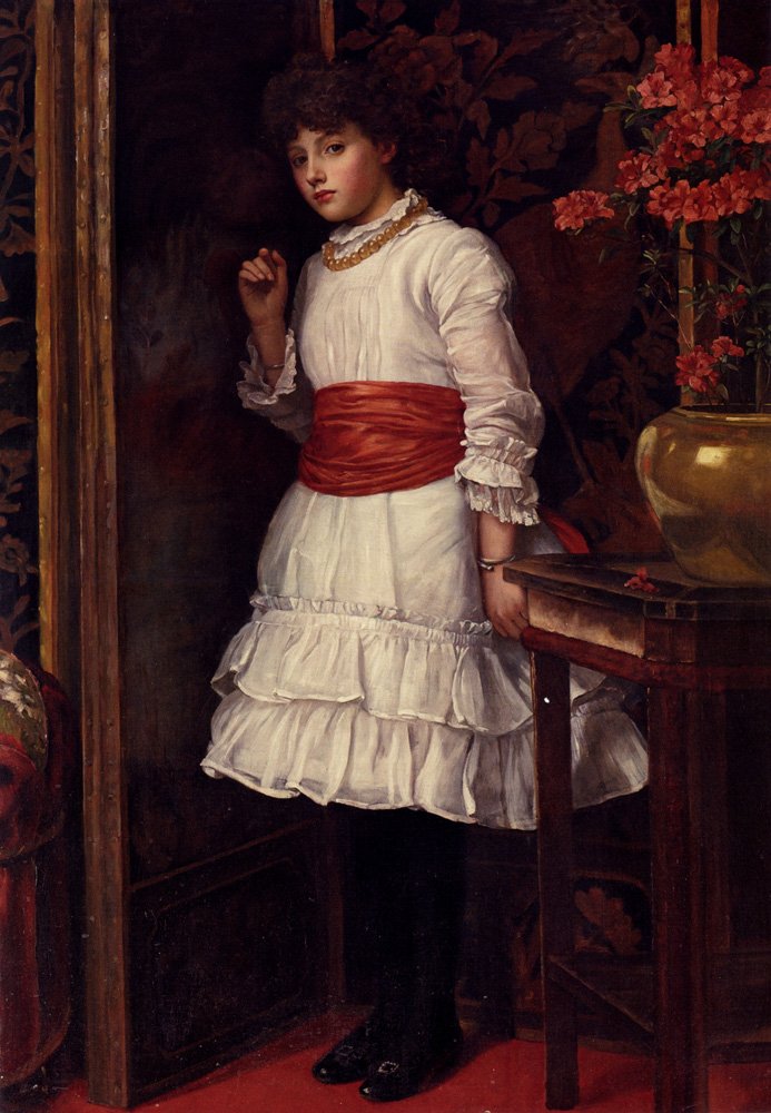 Brooks Maria The Red Sash Art A4 Photo Print