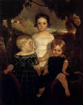 Brown Ford Madox The Bromley Children A4 Photo Print