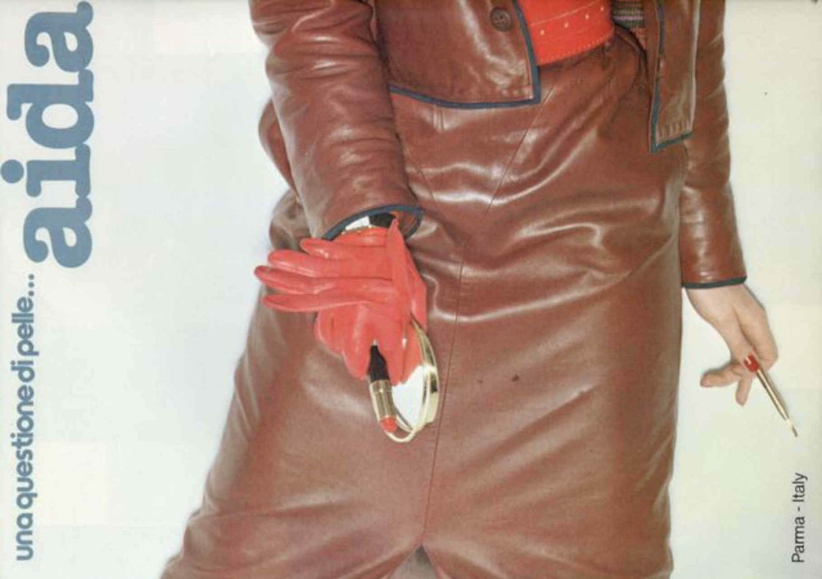 Brown Leather Suit Vintage Retro Advert Poster A4 Photo Print