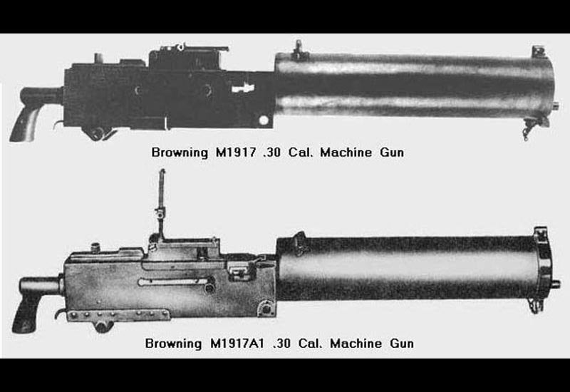 Browning M1917 8 Military A4 Photo Print