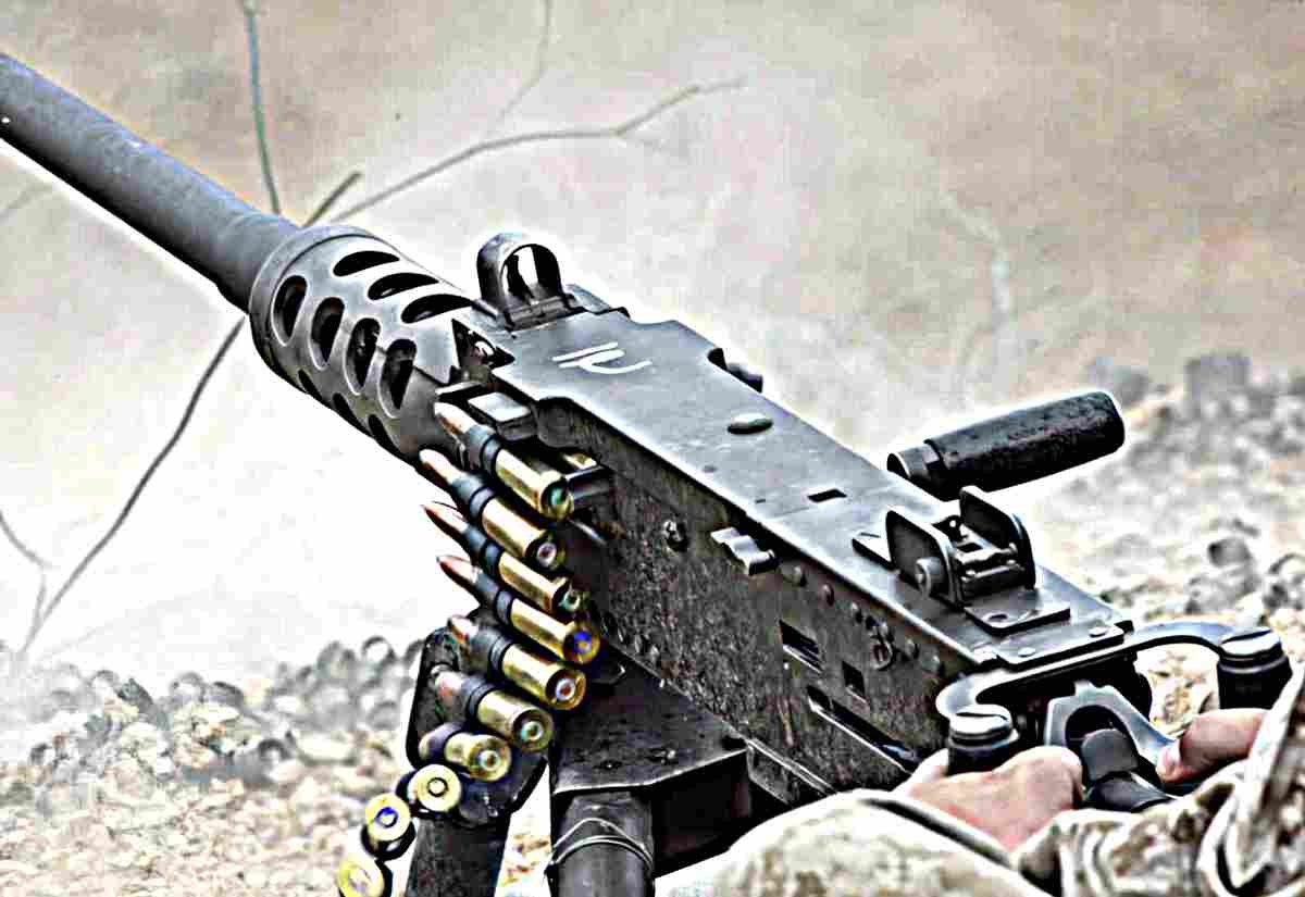 Browning M2 Heavy Machine Gun 11 (2) Military A4 Photo Print