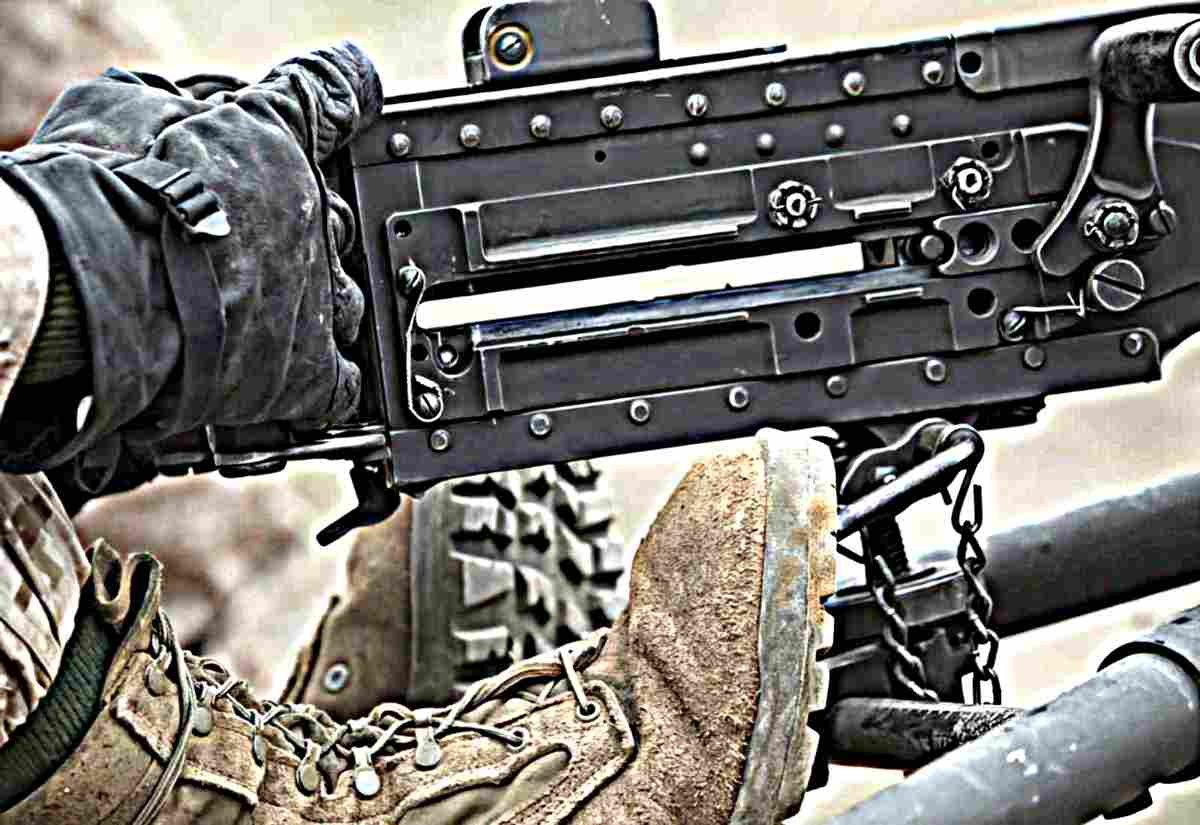 Browning M2 Heavy Machine Gun 12 (2) Military A4 Photo Print