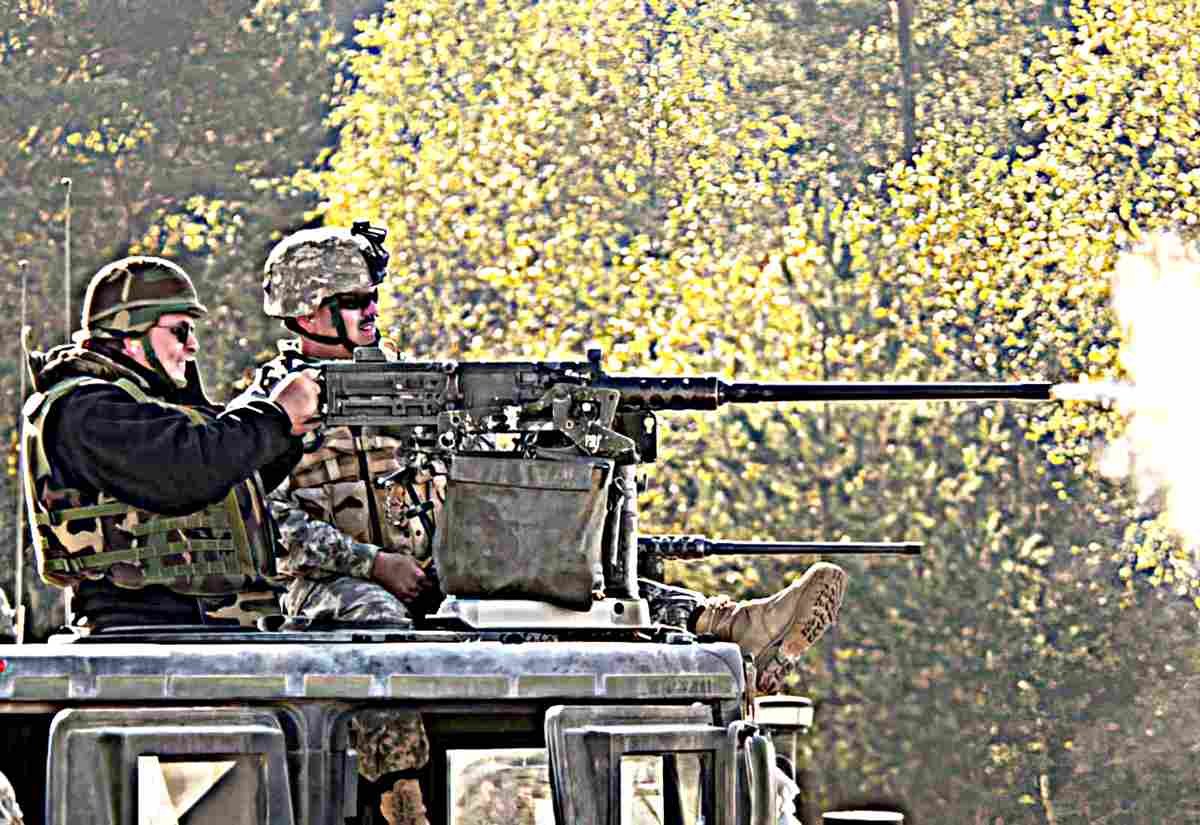 Browning M2 Heavy Machine Gun 20 (2) Military A4 Photo Print