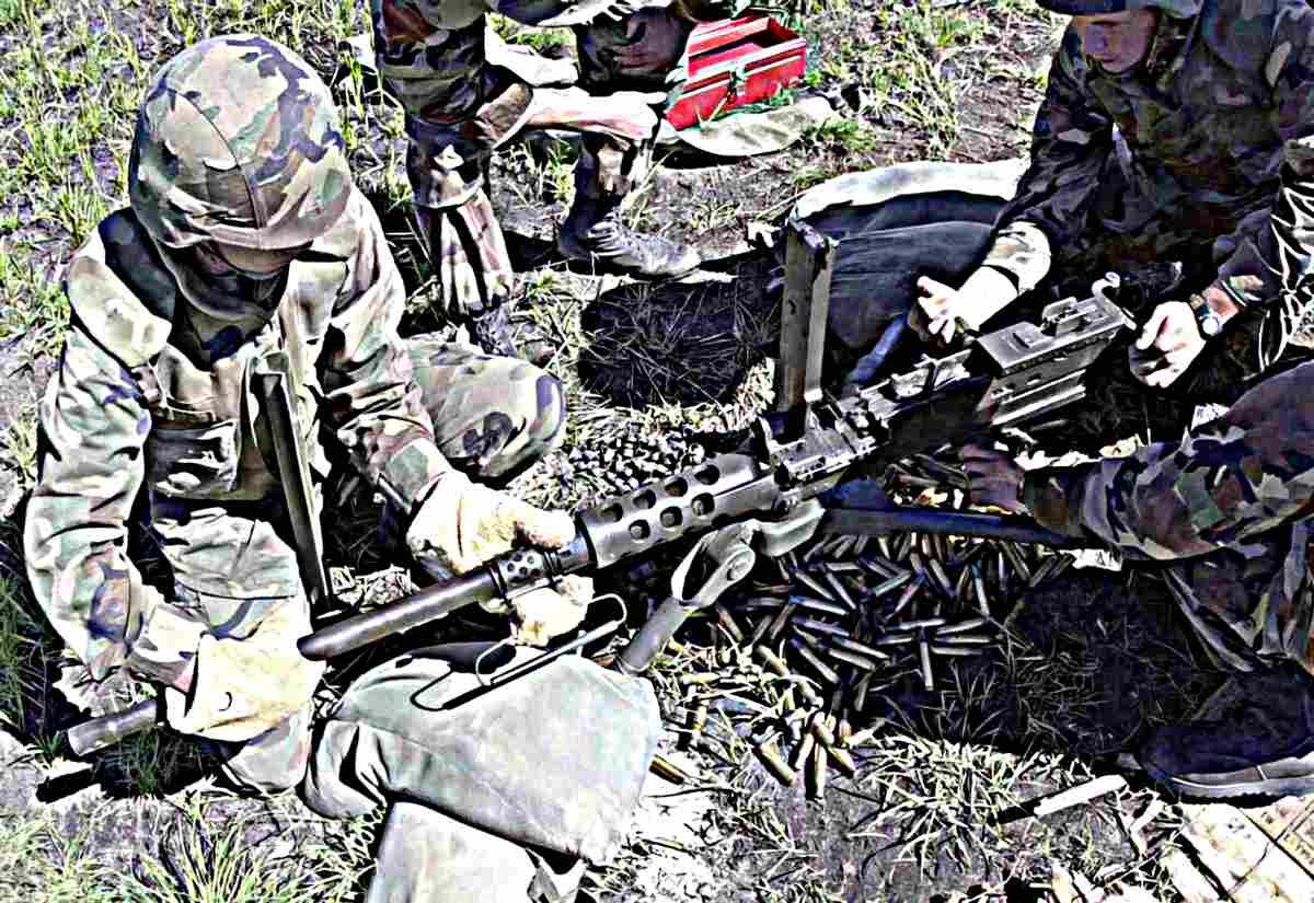 Browning M2 Heavy Machine Gun 6 (2) Military A4 Photo Print
