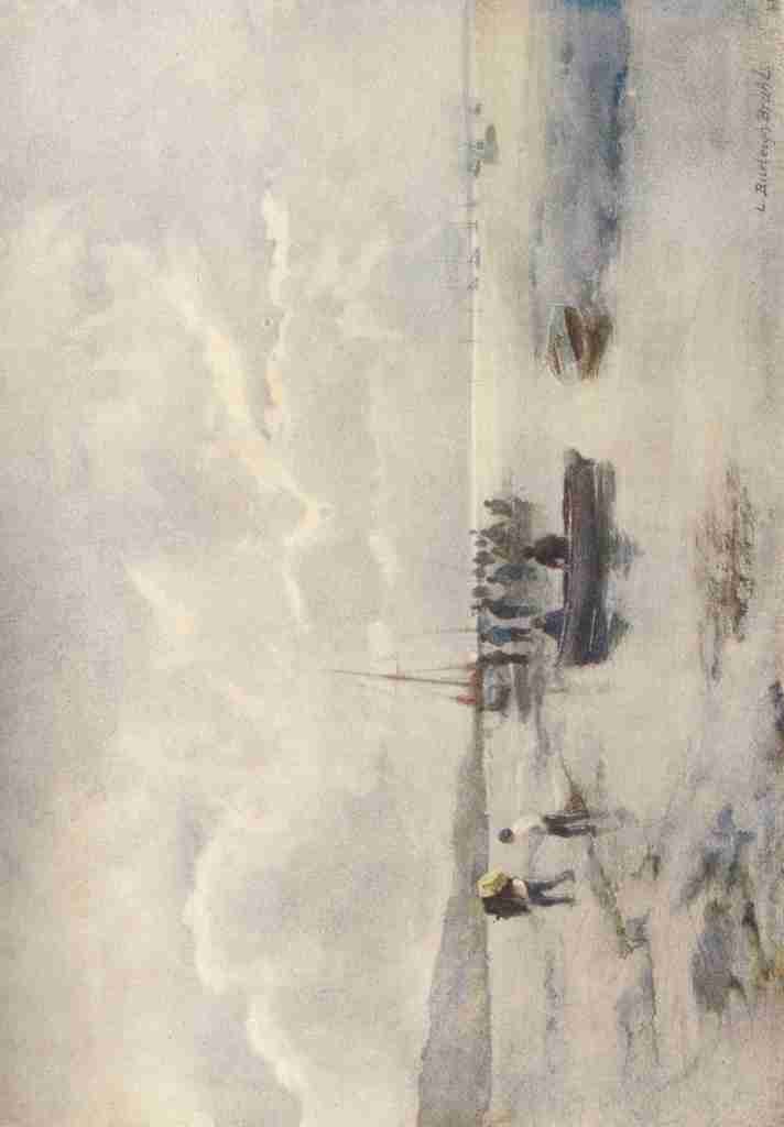 Bruhl Louis Burleigh 1861 1942 Essex 1909 Leigh Creek A Silvery Harvest The Morning Catch Vintage A4 Photo Print
