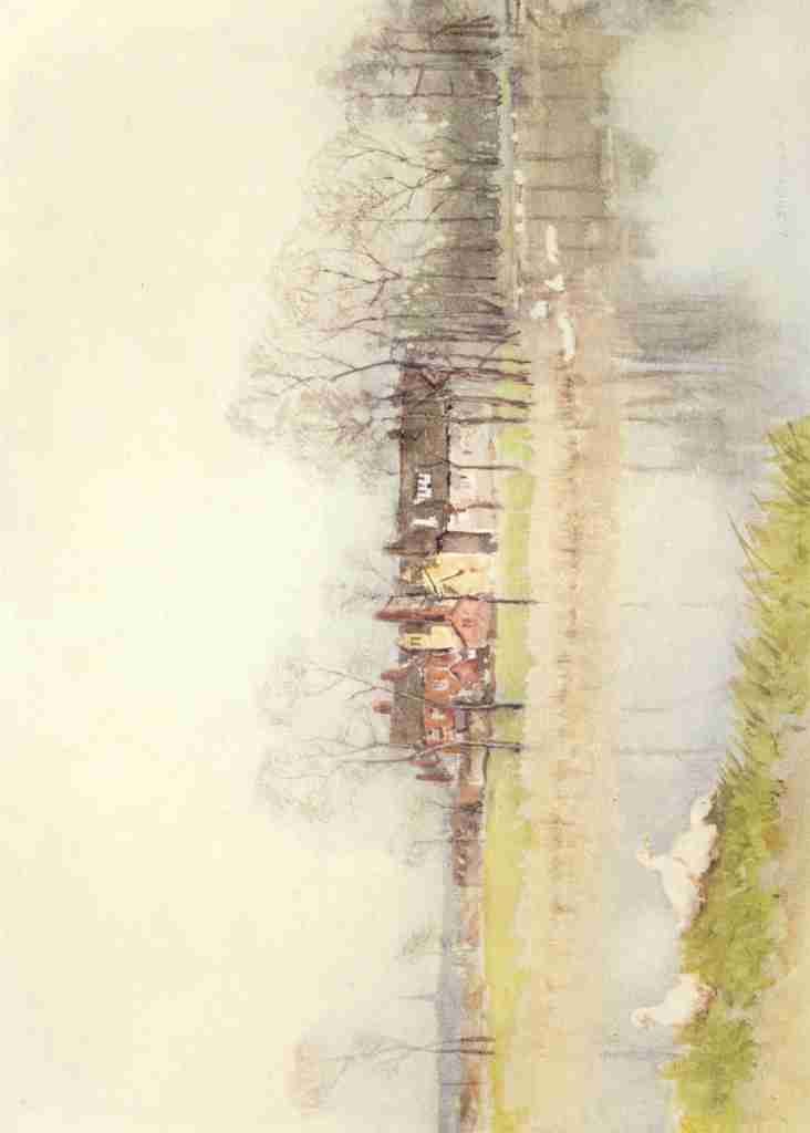 Bruhl Louis Burleigh 1861 1942 Essex 1909 Silver & Gold Sandon Mill A4 Photo Print