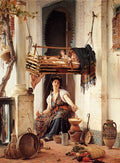 Brun Guillaume Charles An Algerian Mother And Child Art A4 Photo Print UK