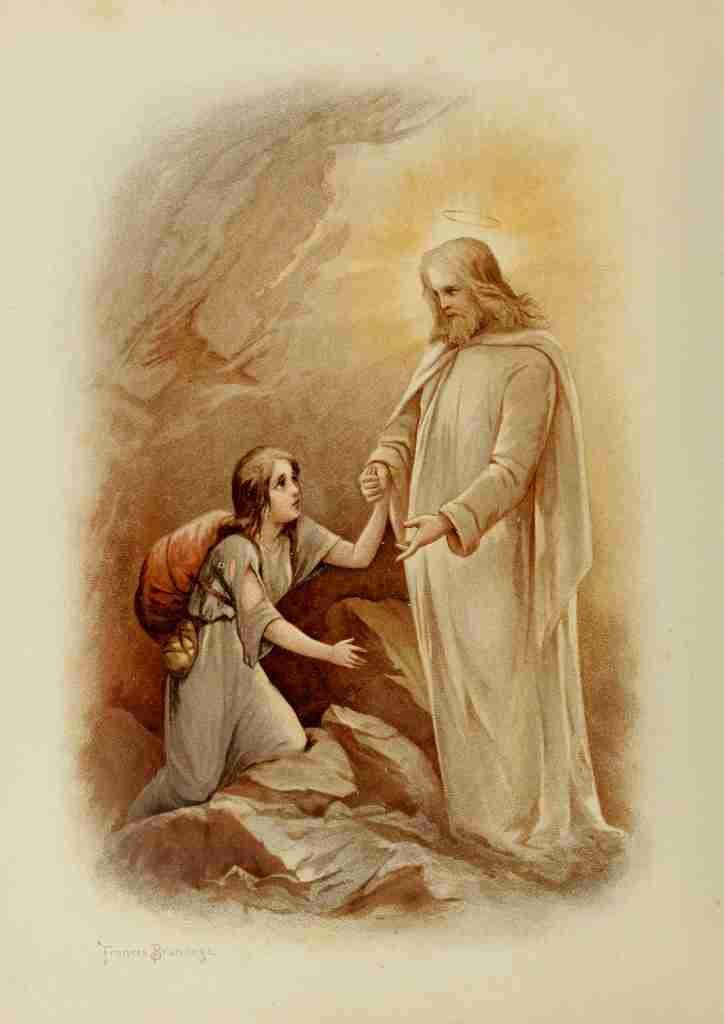 Brundage Frances 1854 1937 Look up Lift up 1890 Christ A4 Photo Print