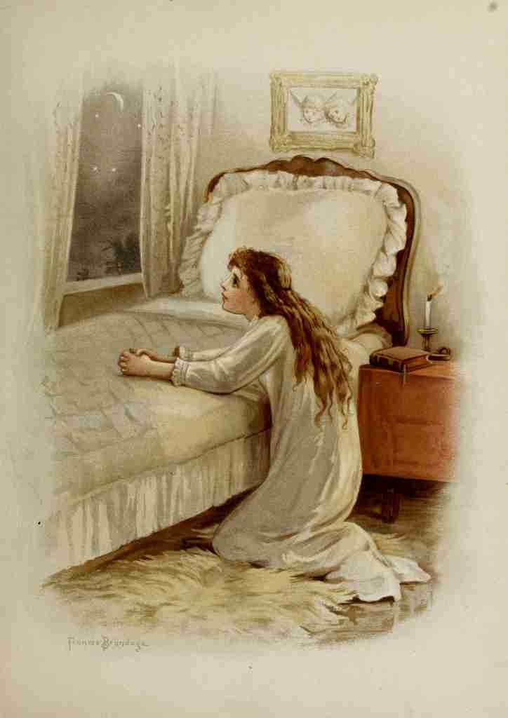 Brundage Frances 1854 1937 Look up Lift up 1890 Prayer A4 Photo Print