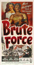 Brute Force 1947 04  film star poster A4 Photo Print