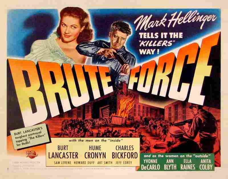 Brute Force 1947 09  film star poster A4 Photo Print