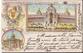 Bruxelles Internationale Exposition 1897 Arcade Monumentale Vintage A4 Photo Print