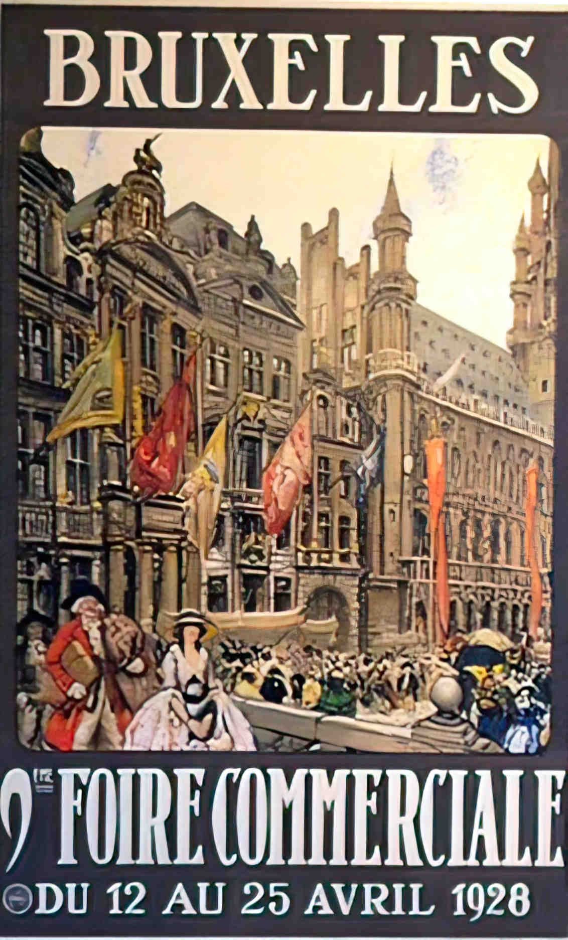 Bruxelles2 Advert A4 Photo Print