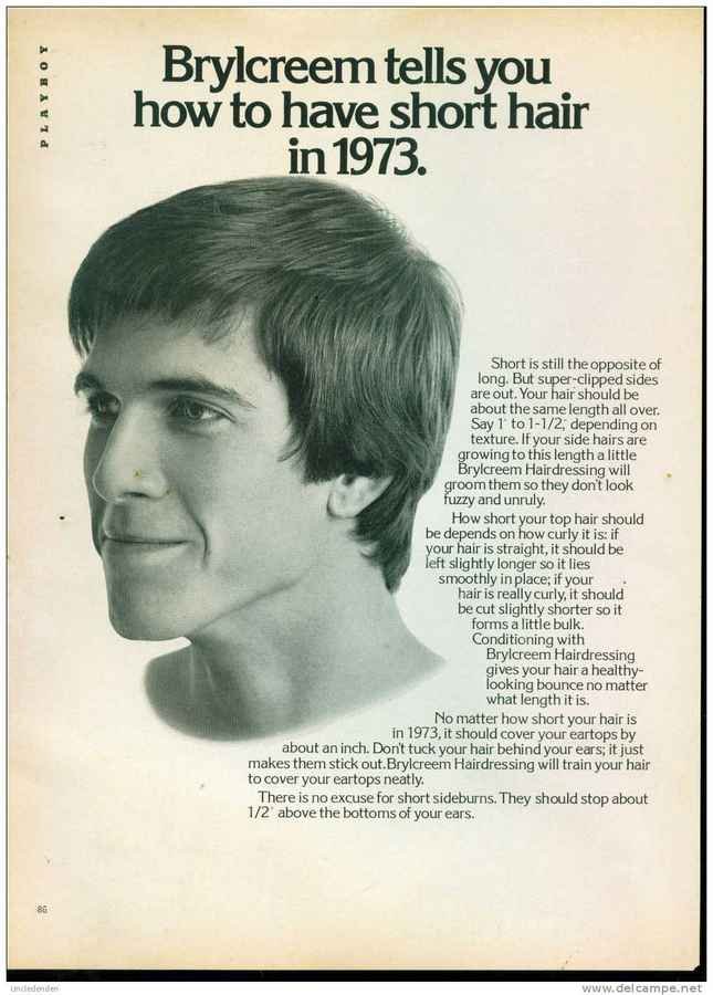 Brylcreem 1973 barber advert A4 Photo Print