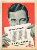 Brylcreem Ad barber advert A4 Photo Print