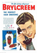 Brylcreem Barber Decor 1939 barber advert A4 Photo Print