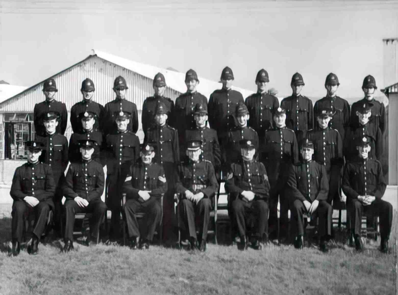Bryncethyn No 8 District Police Training Centre 1947 Vintage A4 Photo Print