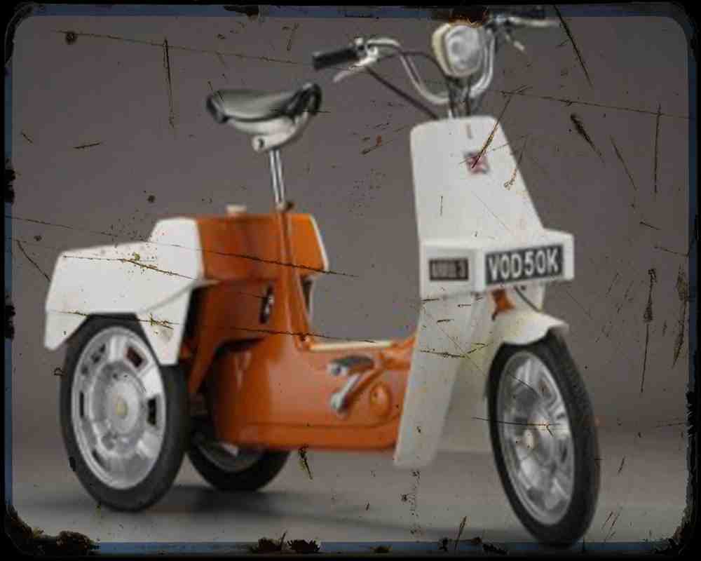 Bsa 01 A4 Photo Print Motorbike Vintage Aged