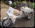 Bsa 02 A4 Photo Print Motorbike Vintage Aged