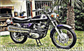 Bsa 350 Fury motorbike A4 Photo Print