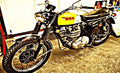 Bsa 441 motorbike A4 Photo Print