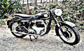 Bsa A10 1959 motorbike A4 Photo Print