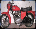 Bsa A65 Star 03 A4 Photo Print Motorbike Vintage Aged