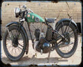 Bsa B1 01 A4 Photo Print Motorbike Vintage Aged
