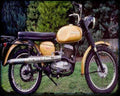 Bsa B175 03 Motorbike Vintage Aged A4 Photo Print