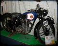 Bsa B21 03 A4 Photo Print Motorbike Vintage Aged