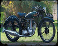 Bsa B26 01 A4 Photo Print Motorbike Vintage Aged