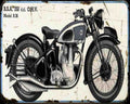 Bsa B26 02 Motorbike Vintage Aged A4 Photo Print