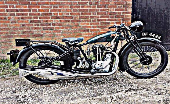 Bsa B30 motorbike A4 Photo Print