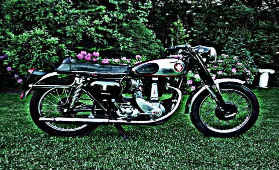 Bsa B31 1955 motorbike A4 Photo Print