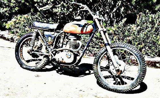 Bsa B44 motorbike A4 Photo Print