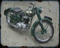 Bsa C11 02 Motorbike Vintage Aged A4 Photo Print